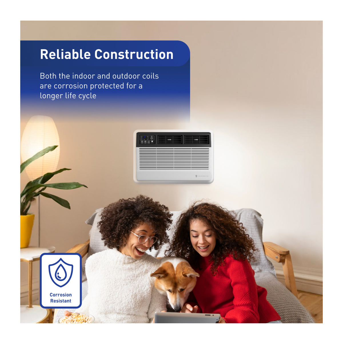 Friedrich Uni Fit Smart Thru The Wall 230 V Air Conditioner with Heating