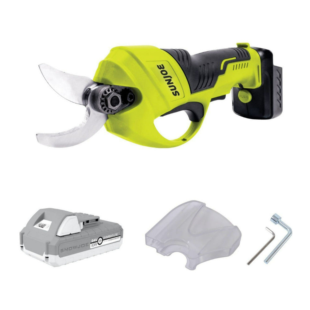 Sun Joe 24V PRN1 LTE 24 V 80 Watts Cordless Handheld Pruner with 2.0 Ah Battery