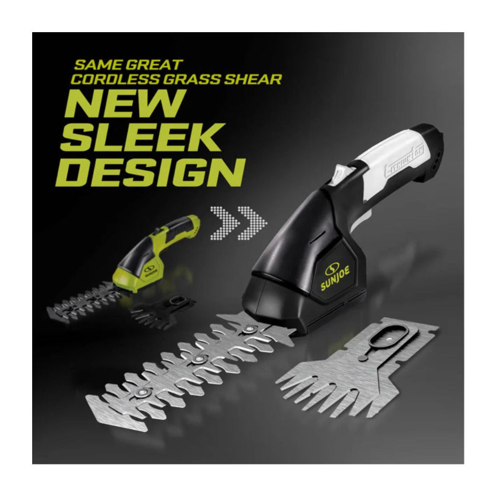 Sun Joe HJ604C 2 In 1 Cordless 7.2 Volt Grass Shear Plus Hedger