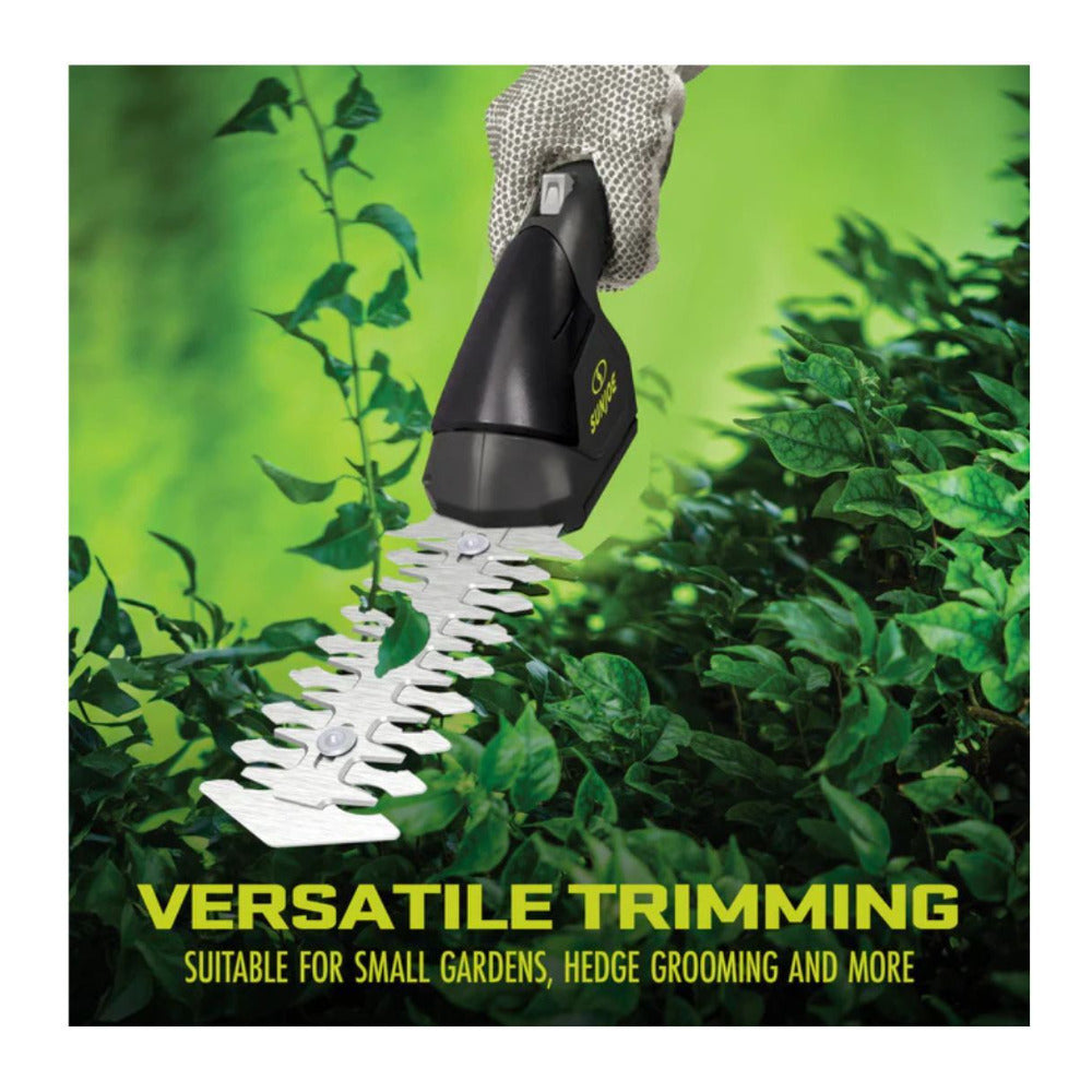 Sun Joe HJ604C 2 In 1 Cordless 7.2 Volt Grass Shear Plus Hedger