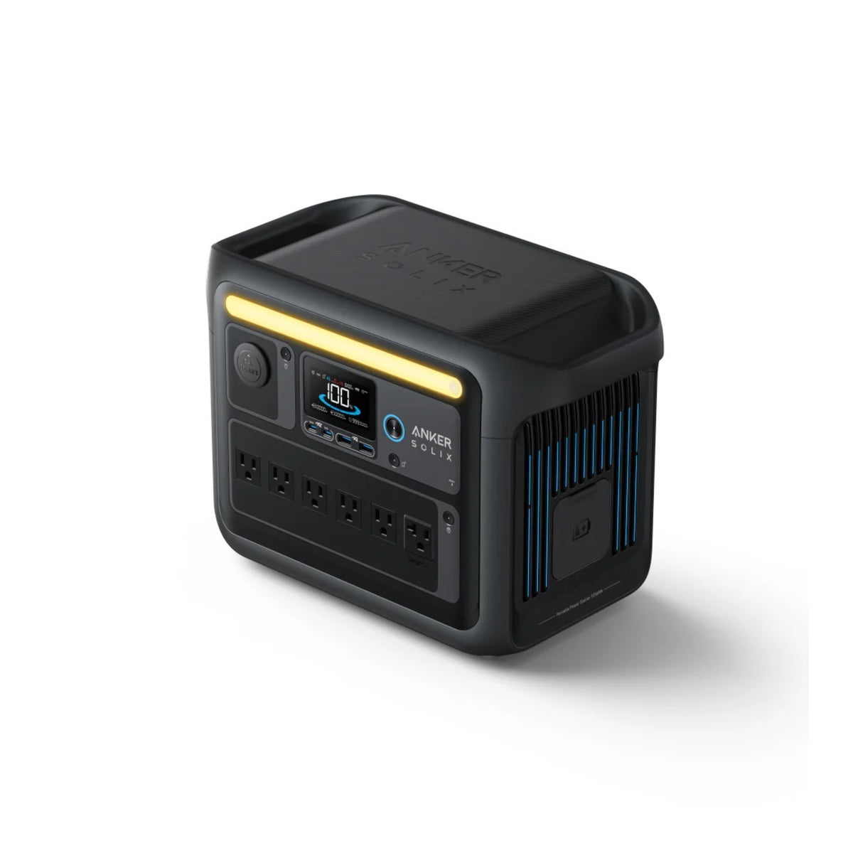 Anker SOLIX C1000X Portable Power Station and Expansion Battery (2112Wh, 1800W)