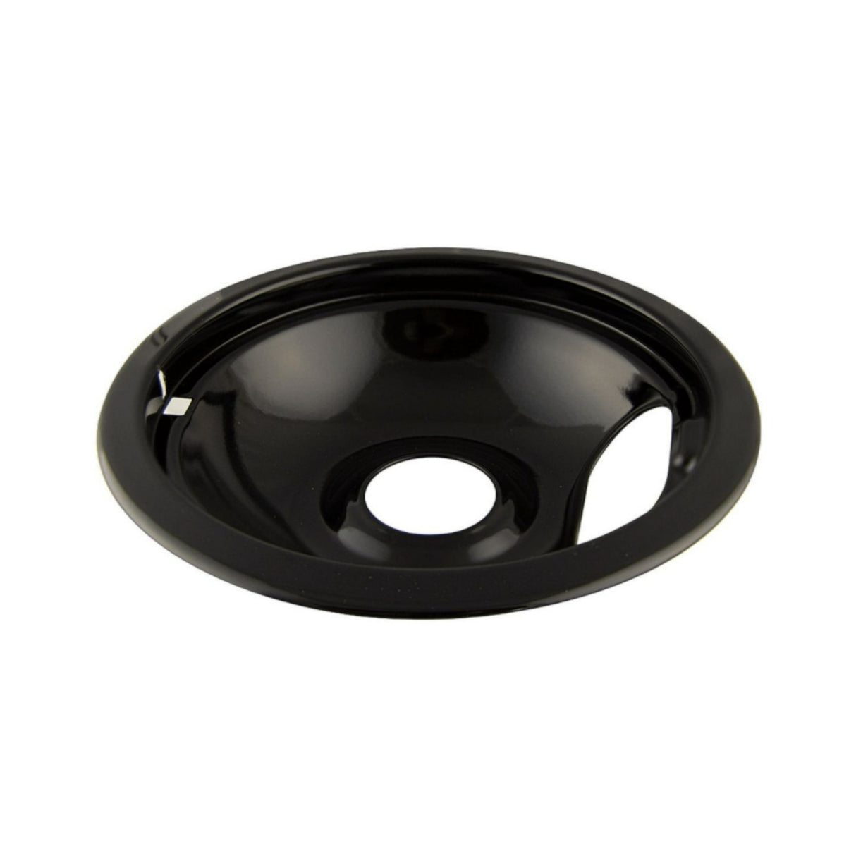 Range Kleen P119204XN Drip Bowls Bundle with 8 Black Style B Porcelain Bowls