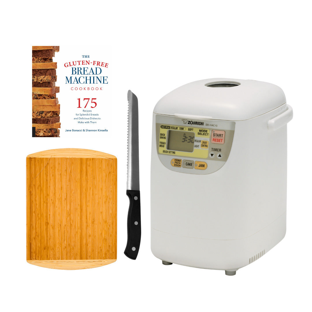 Zojirushi BB-HAC10 1-Pound-Loaf Programmable Breadmaker Gluten-Free Bundle