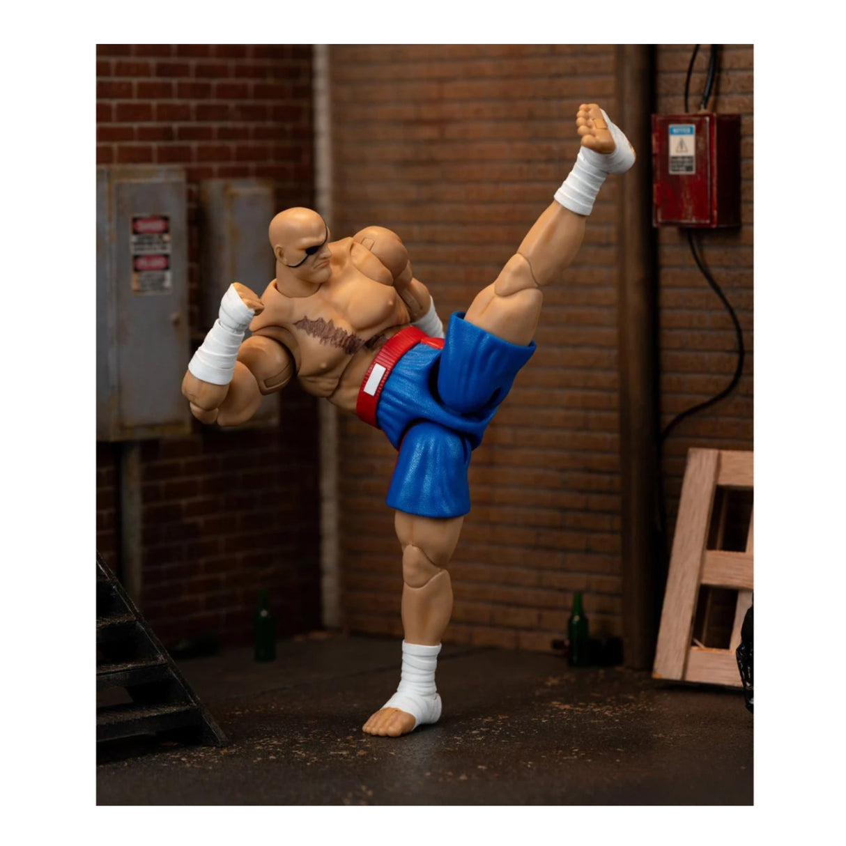 Jada Toys Ultra Street Fighter II Sagat 6-Inch Deluxe Action Figure