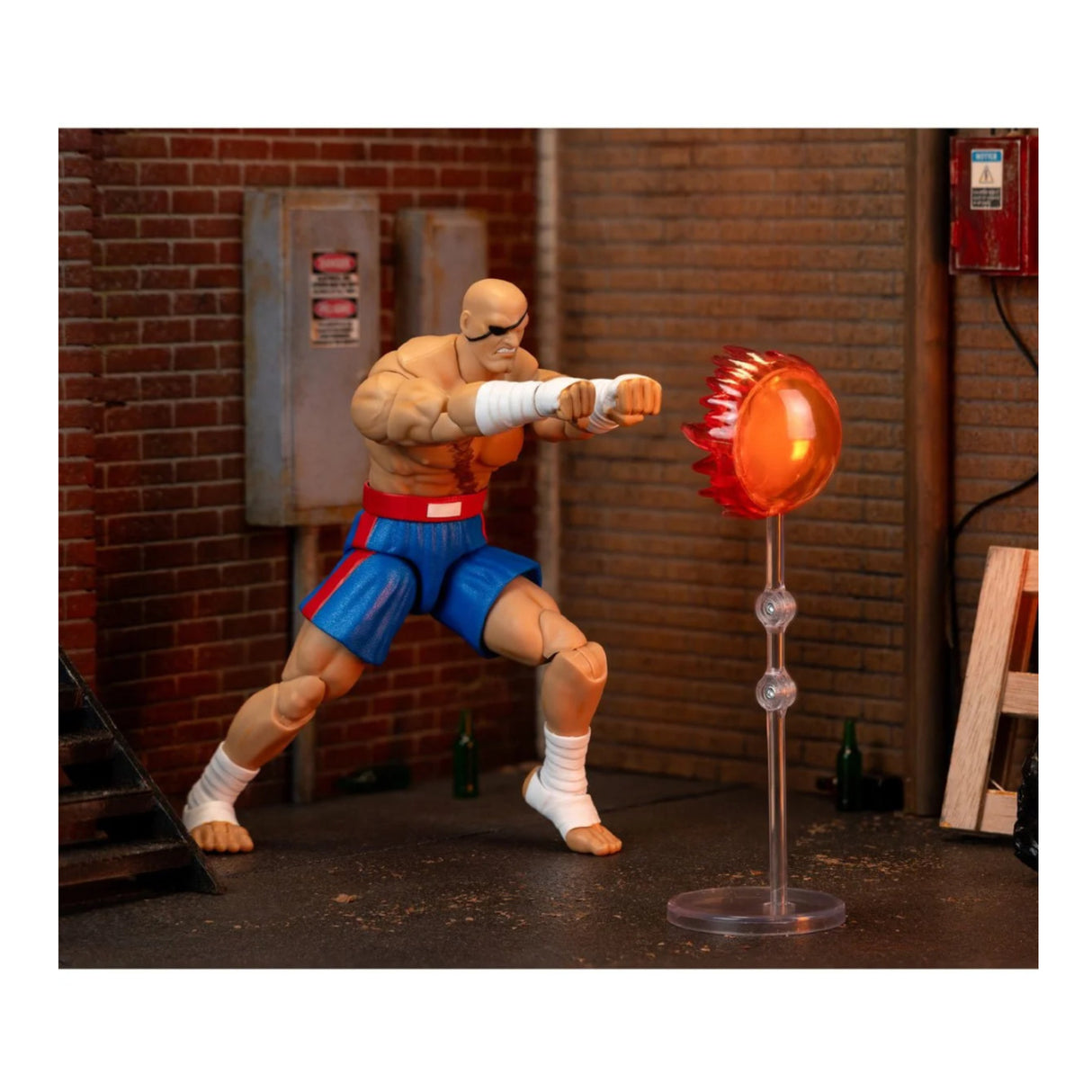 Jada Toys Ultra Street Fighter II Sagat 6-Inch Deluxe Action Figure