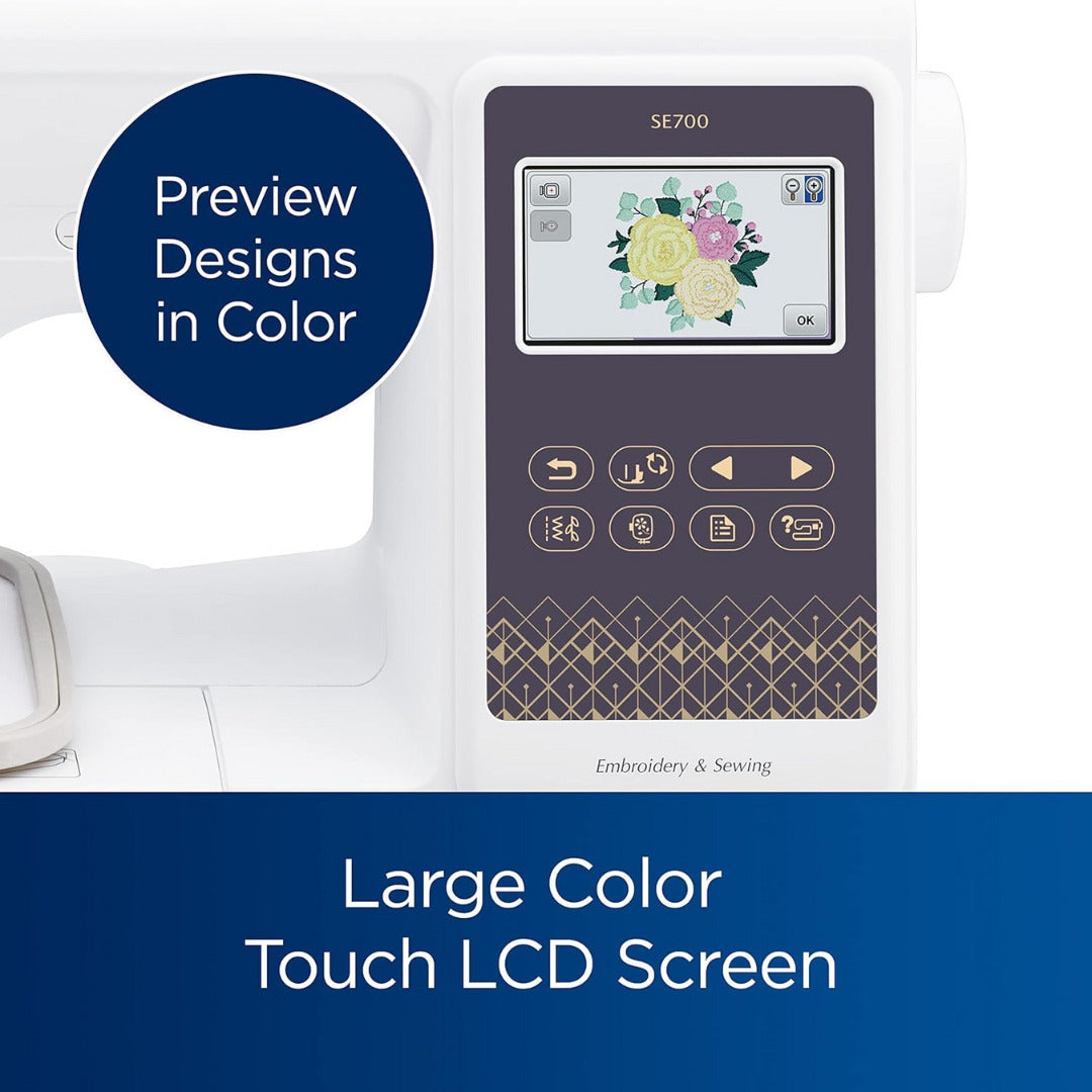 Brother Elite Computerized LCD Touchscreen Sewing and Embroidery Machine Kit