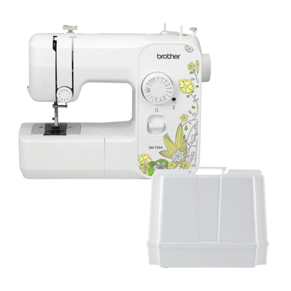 Brother 17-Stitch Free Arm Sewing Machine Bundle with Hard Case