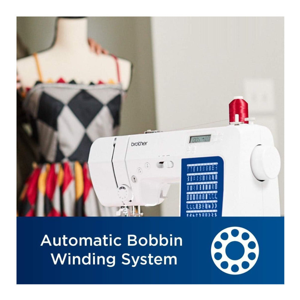 Brother Computerized Sewing and Quilting Machine Bundle with Hardcase