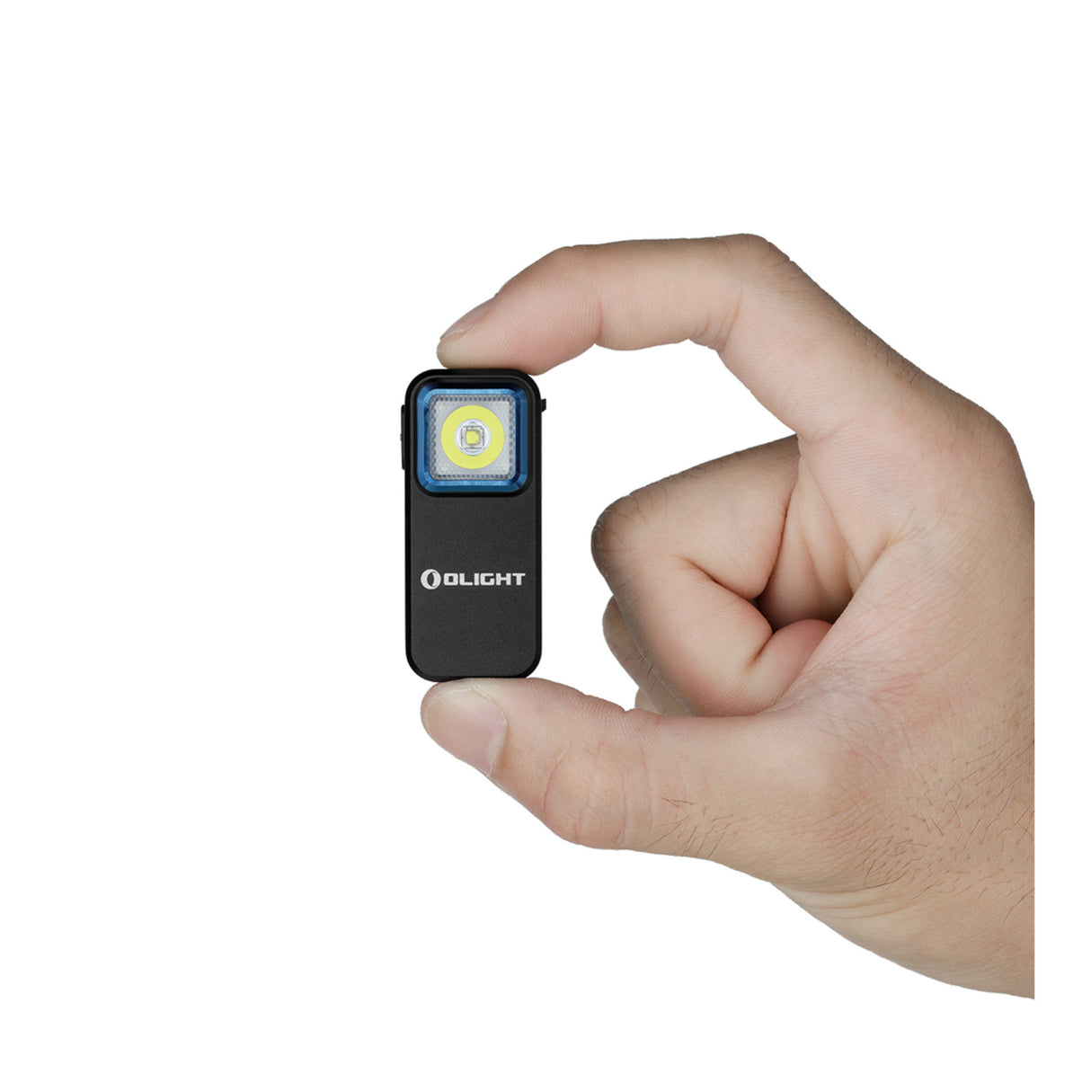 OLIGHT Oclip Rechargeable Clip-On with White and Red Light (Black)