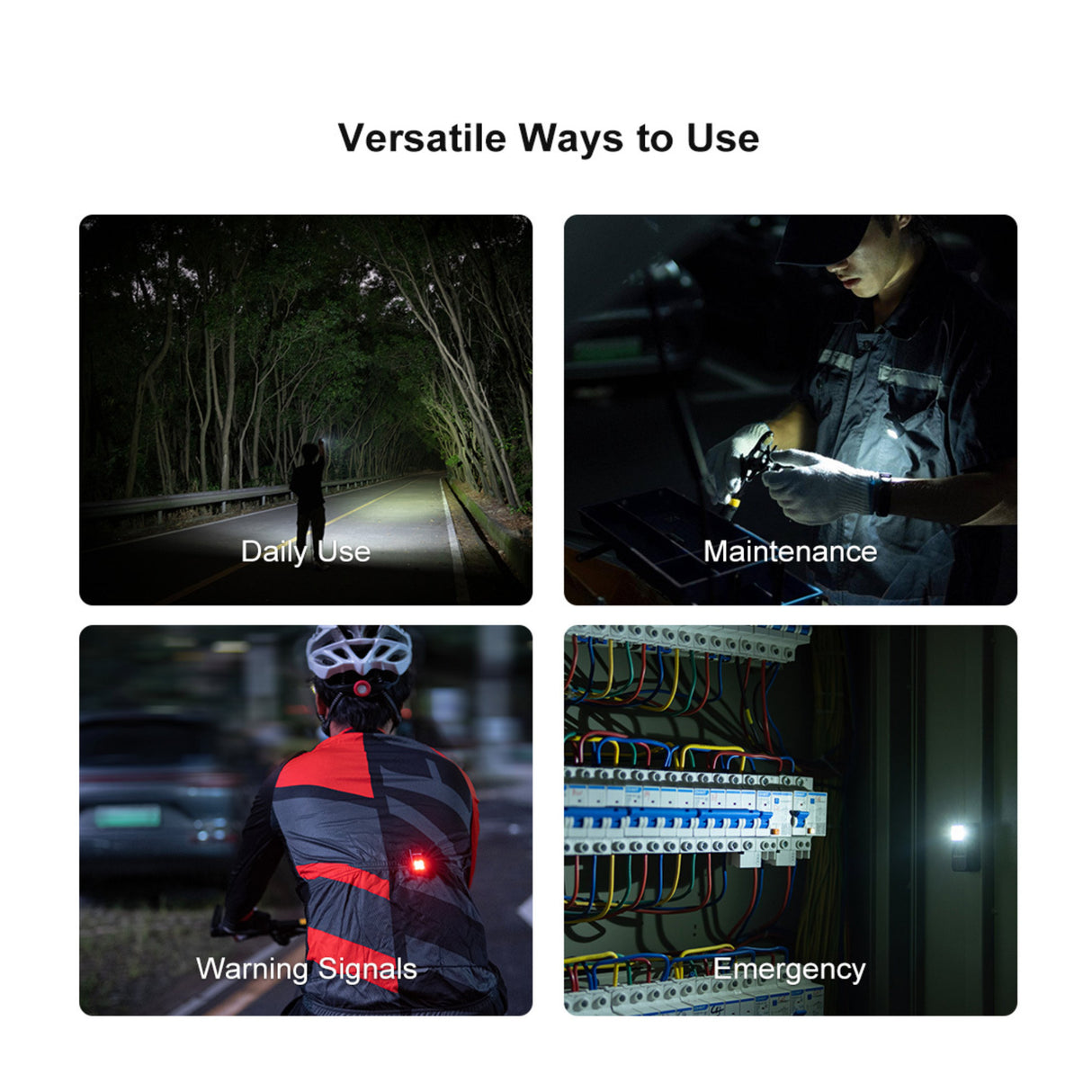 OLIGHT Oclip Rechargeable Clip-On with White and Red Light (Black)