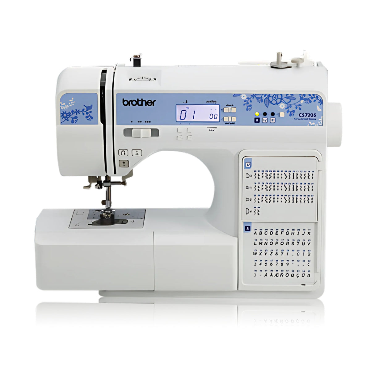 Brother CS7205 Computerized Sewing Machine with Wide Table and Stabilizer Roll