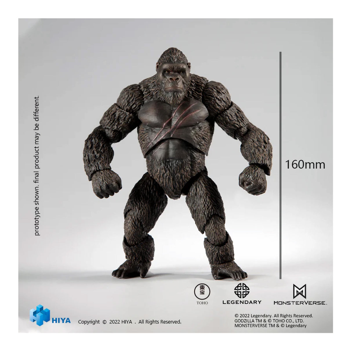 Hiya Toys Godzilla vs. Kong: Kong Exquisite Basic PX Action Figure