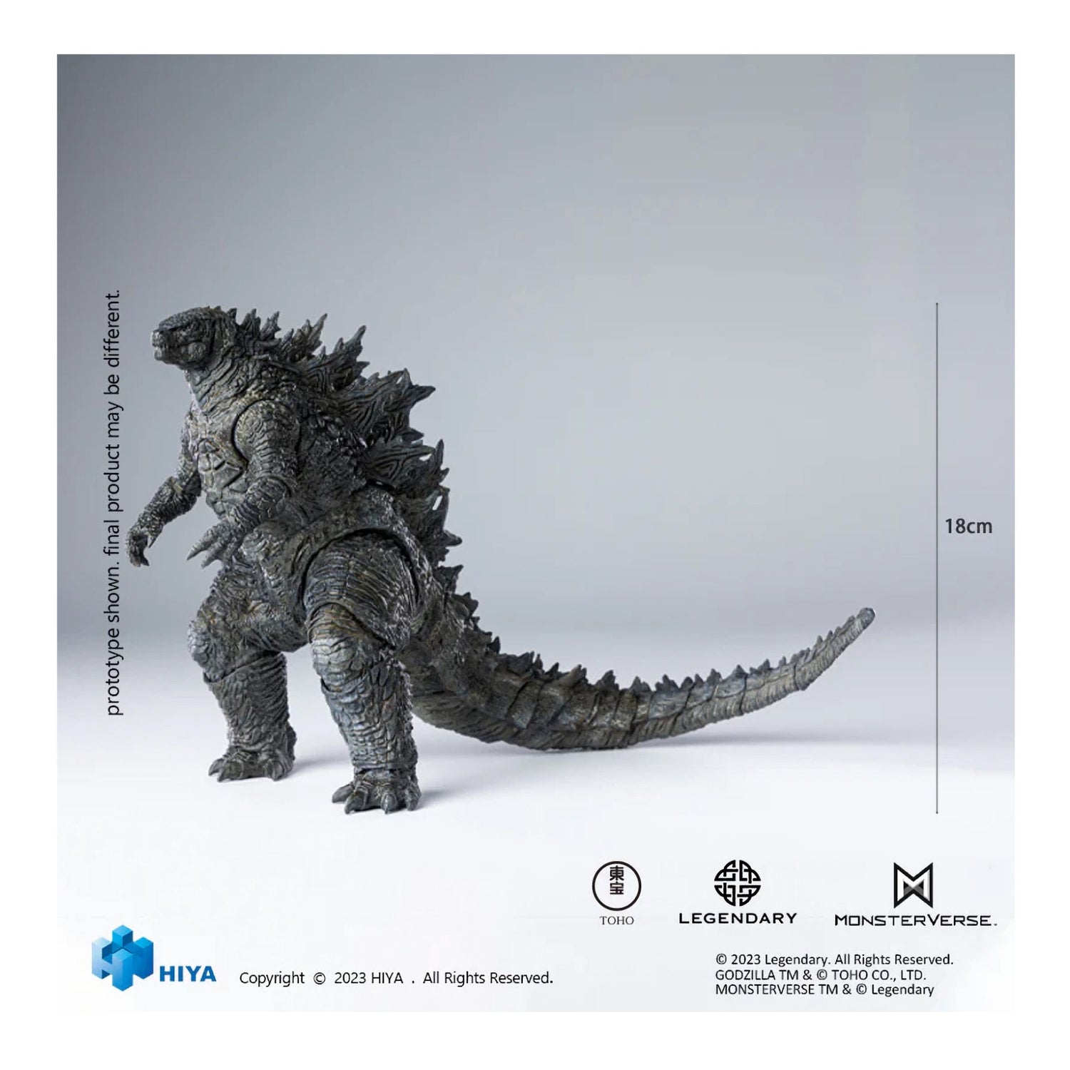 Hiya Toys Godzilla vs. Kong: Godzilla Exquisite Basic Series PX Action Figure