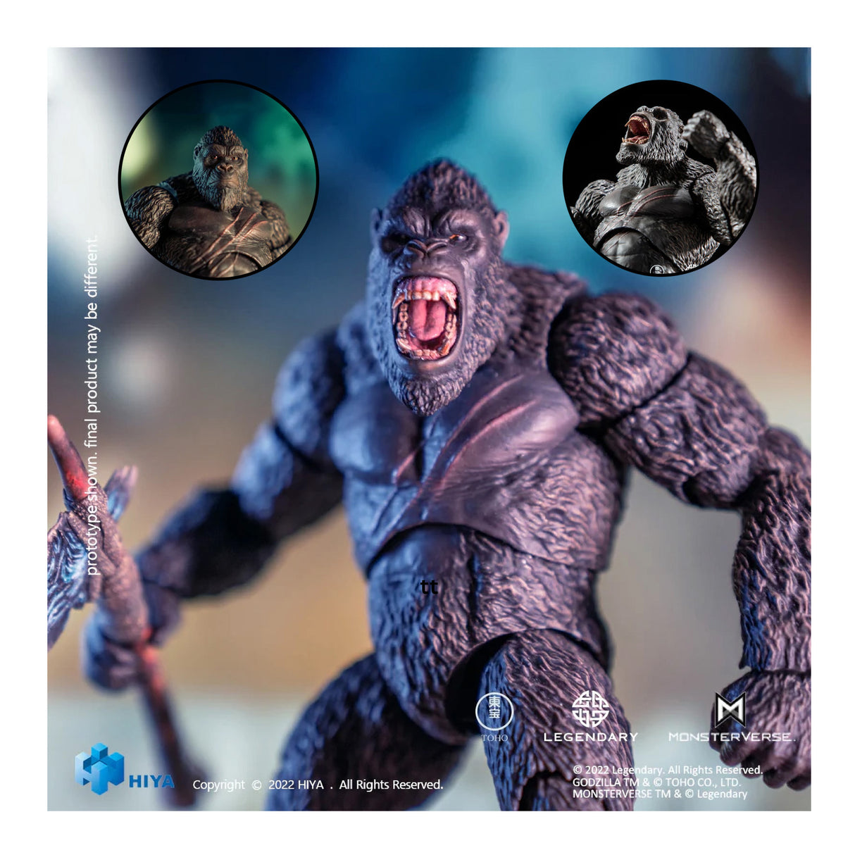 Godzilla vs Kong: Godzilla and Kong Exquisite Basic Series PX Action Figures