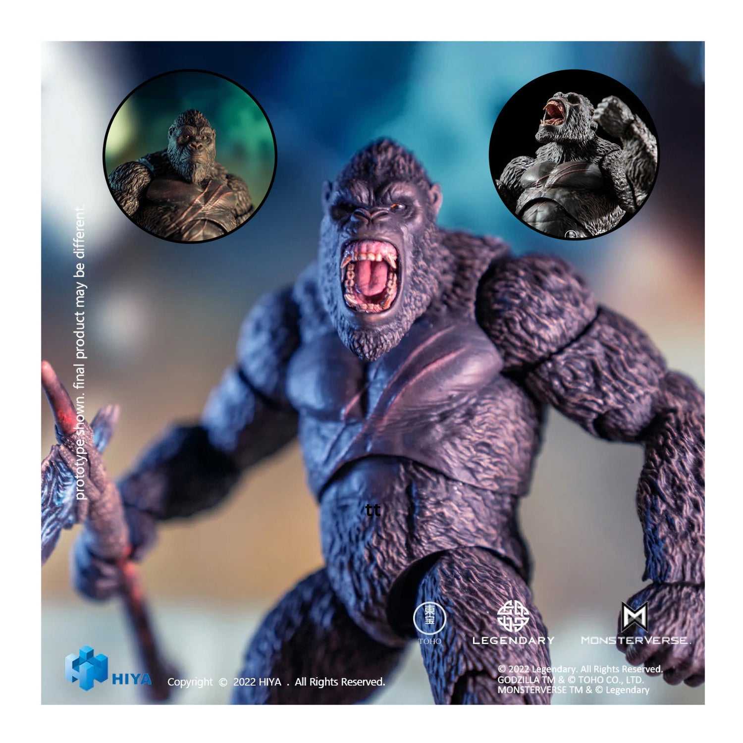 Godzilla vs Kong: Godzilla and Kong Exquisite Basic Series PX Action Figures