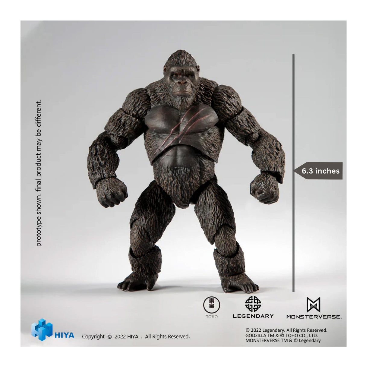 Godzilla vs Kong: Godzilla and Kong Exquisite Basic Series PX Action Figures