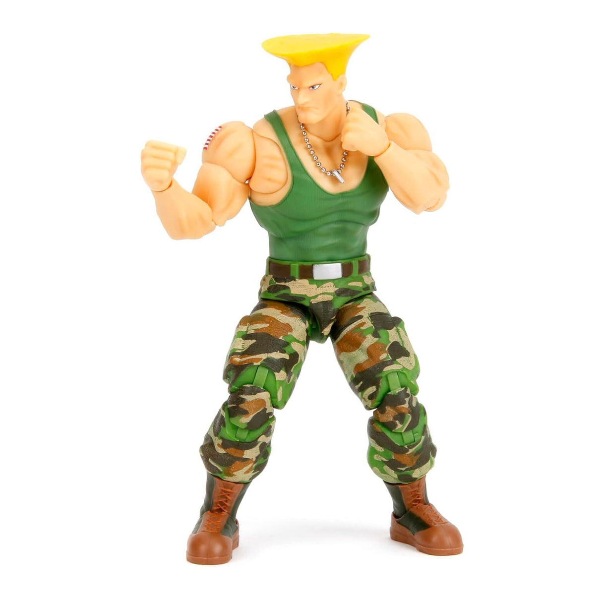 Jada Toys Street Fighter II Guile 6-in Articulated Collectible Action Figure