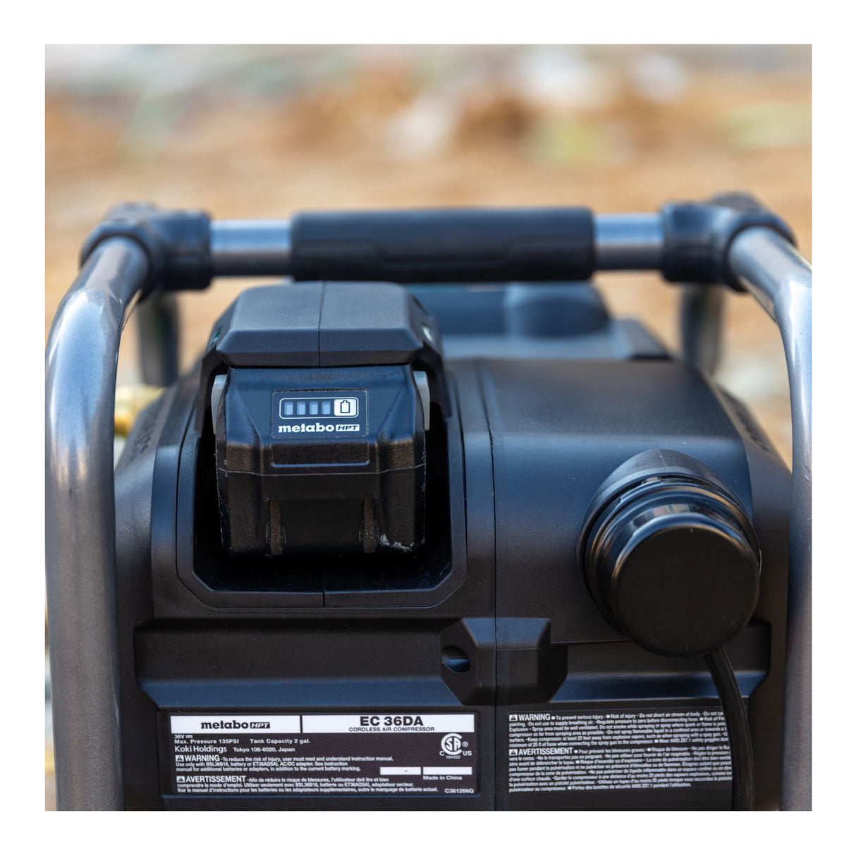 Metabo HPT 36V MultiVolt 2 Gallon Cordless Air Compressor (Tool Only) - EC36DAQ4