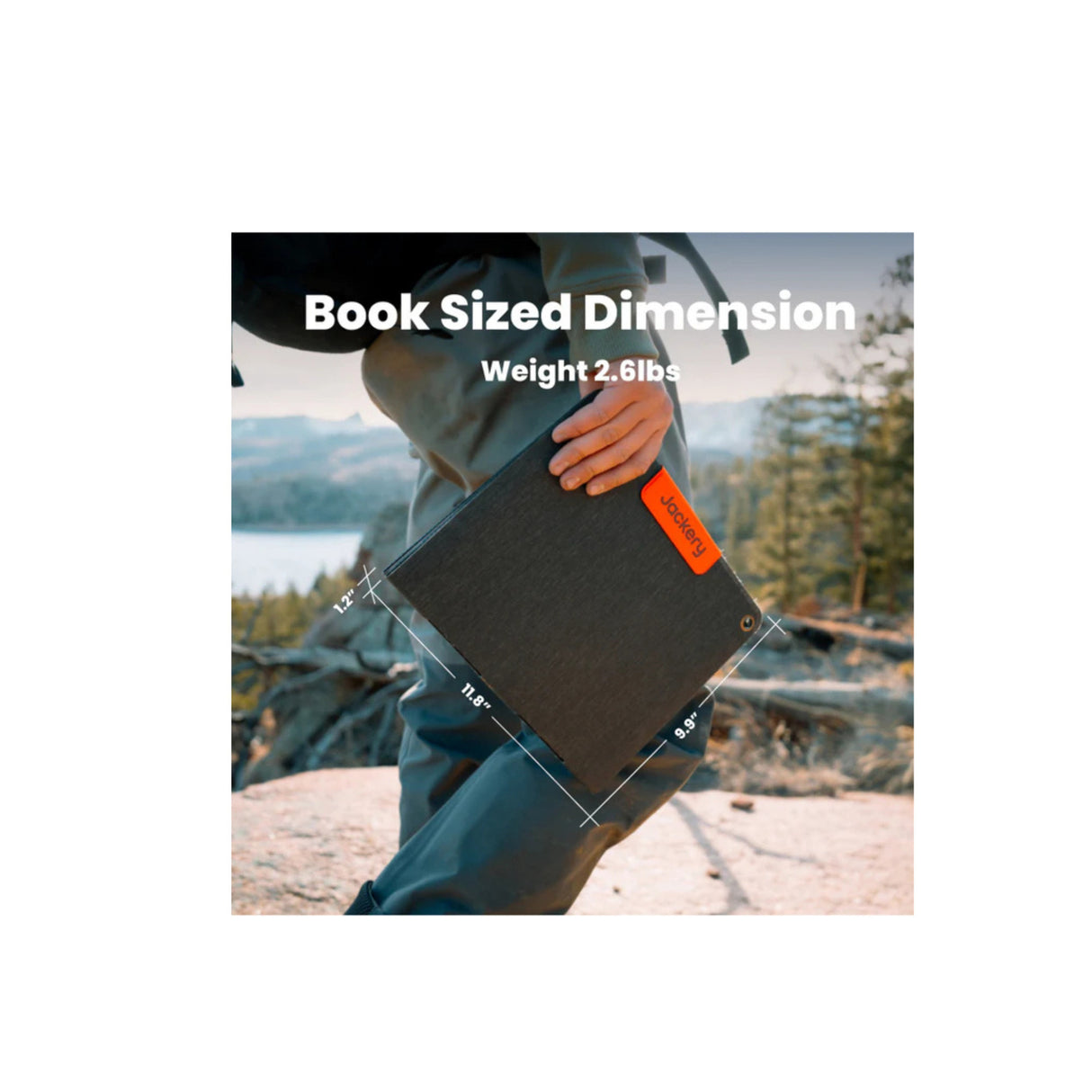 Jackery SolarSaga 40 Mini Solar Panel IP68 Waterproof 23 Percent Efficiency