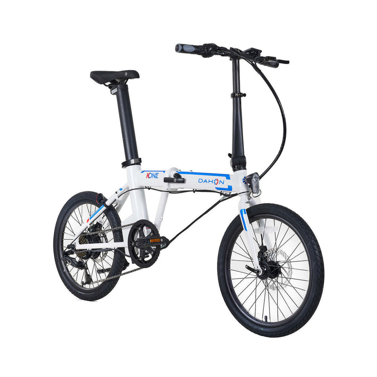 Dahon K-One E-Bike Hub Drive - Lightweight Folding E-Bike (White)