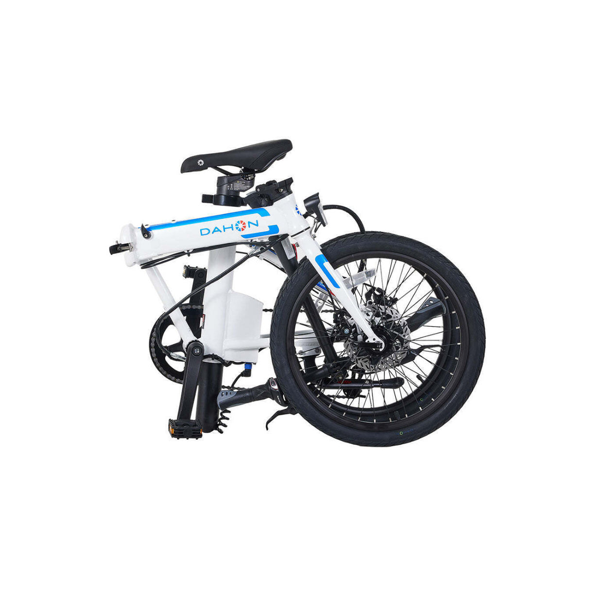 Dahon K-One E-Bike Hub Drive - Lightweight Folding E-Bike (White)