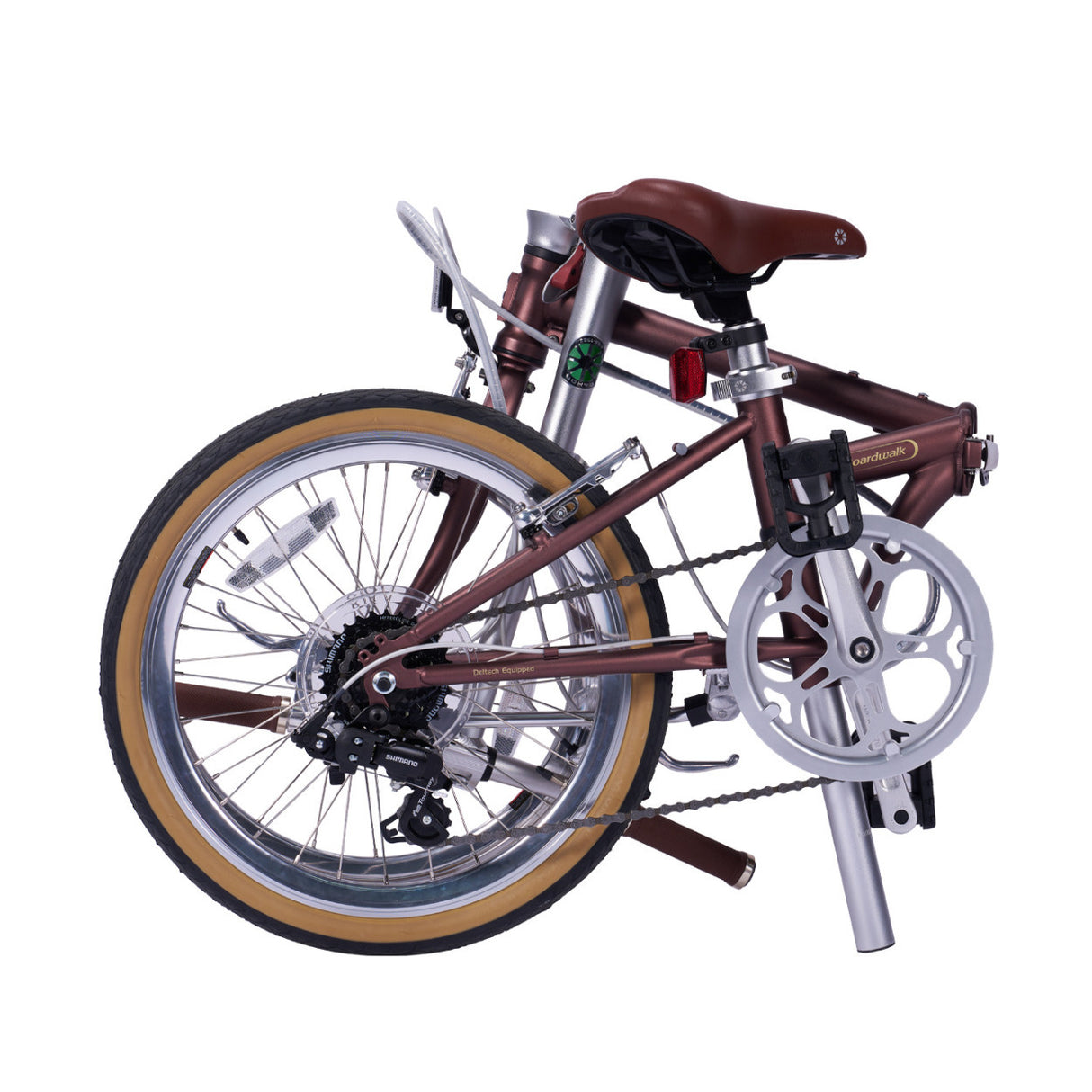 Dahon Boardwalk D7 Folding Bike (Rust Brown)