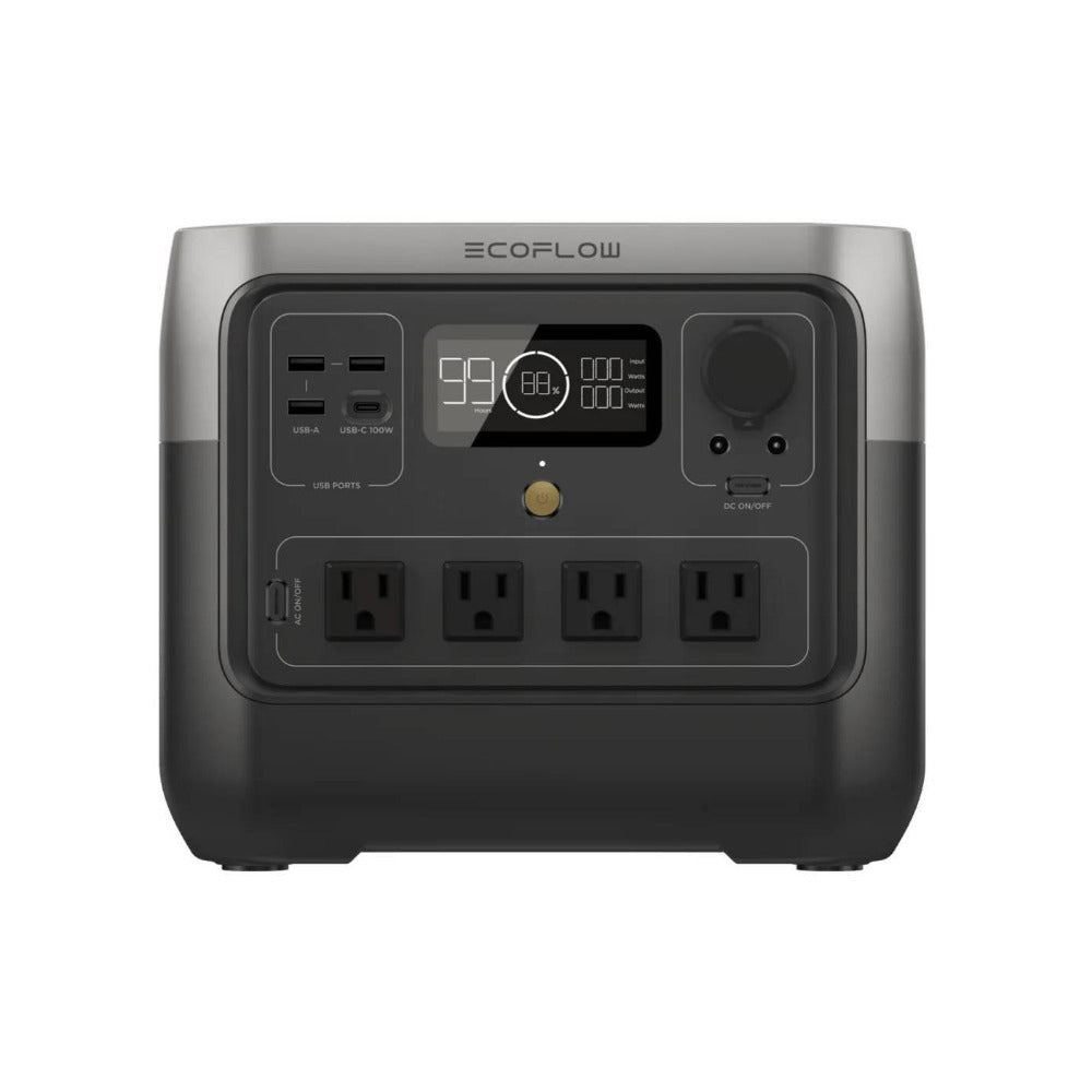 EcoFlow RIVER 2 Pro 768Wh 800W Portable Power Station with 220-Watt Solar Panel