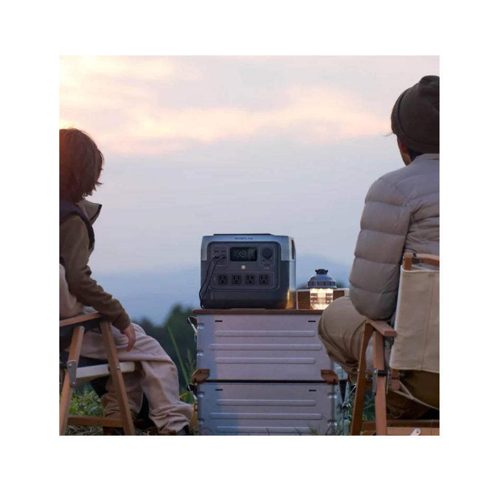 EcoFlow RIVER 2 Pro 768Wh 800W Portable Power Station with 110-Watt Solar Panel