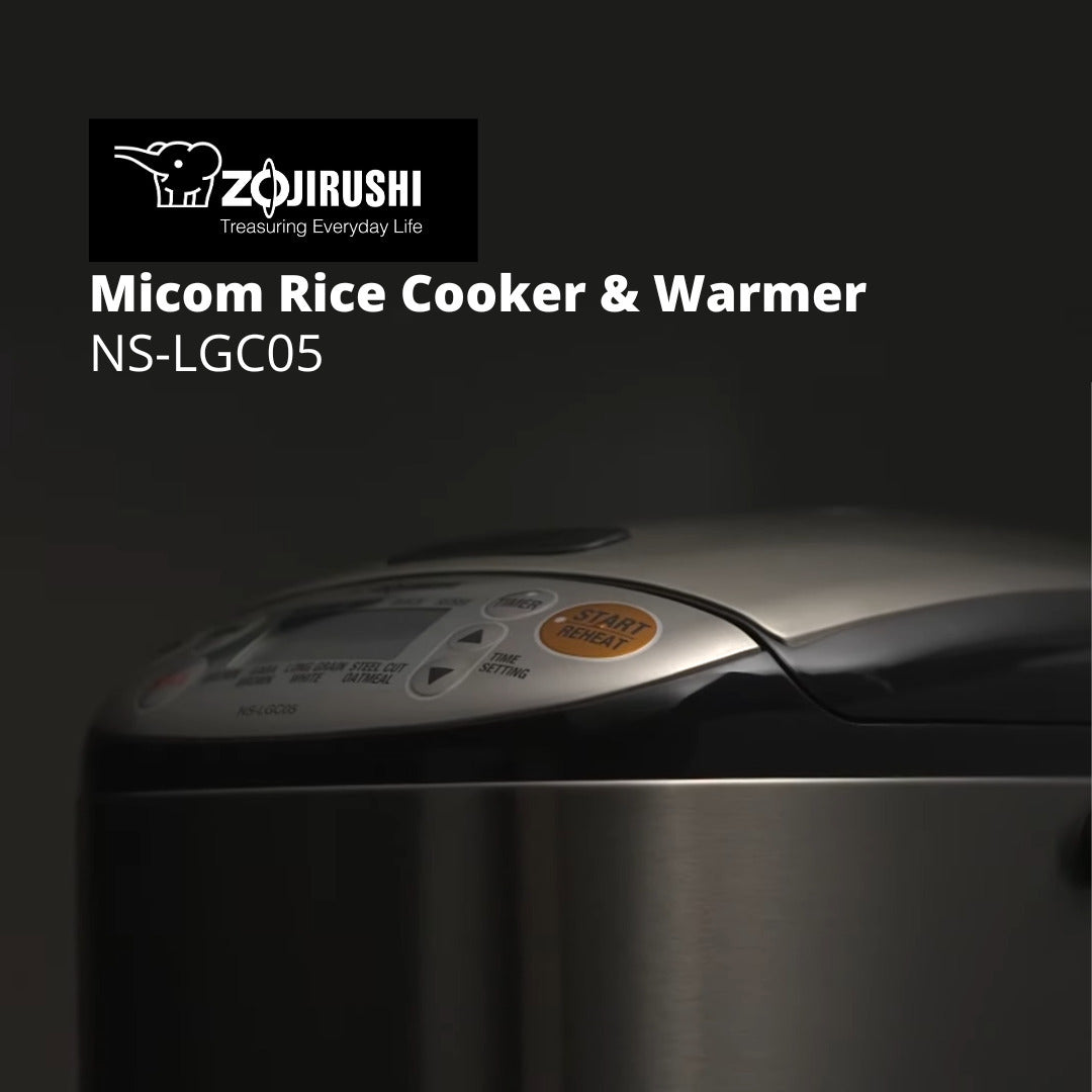 Zojirushi Micom Rice Cooker & Warmer with Fuzzy Logic Technology Bundle