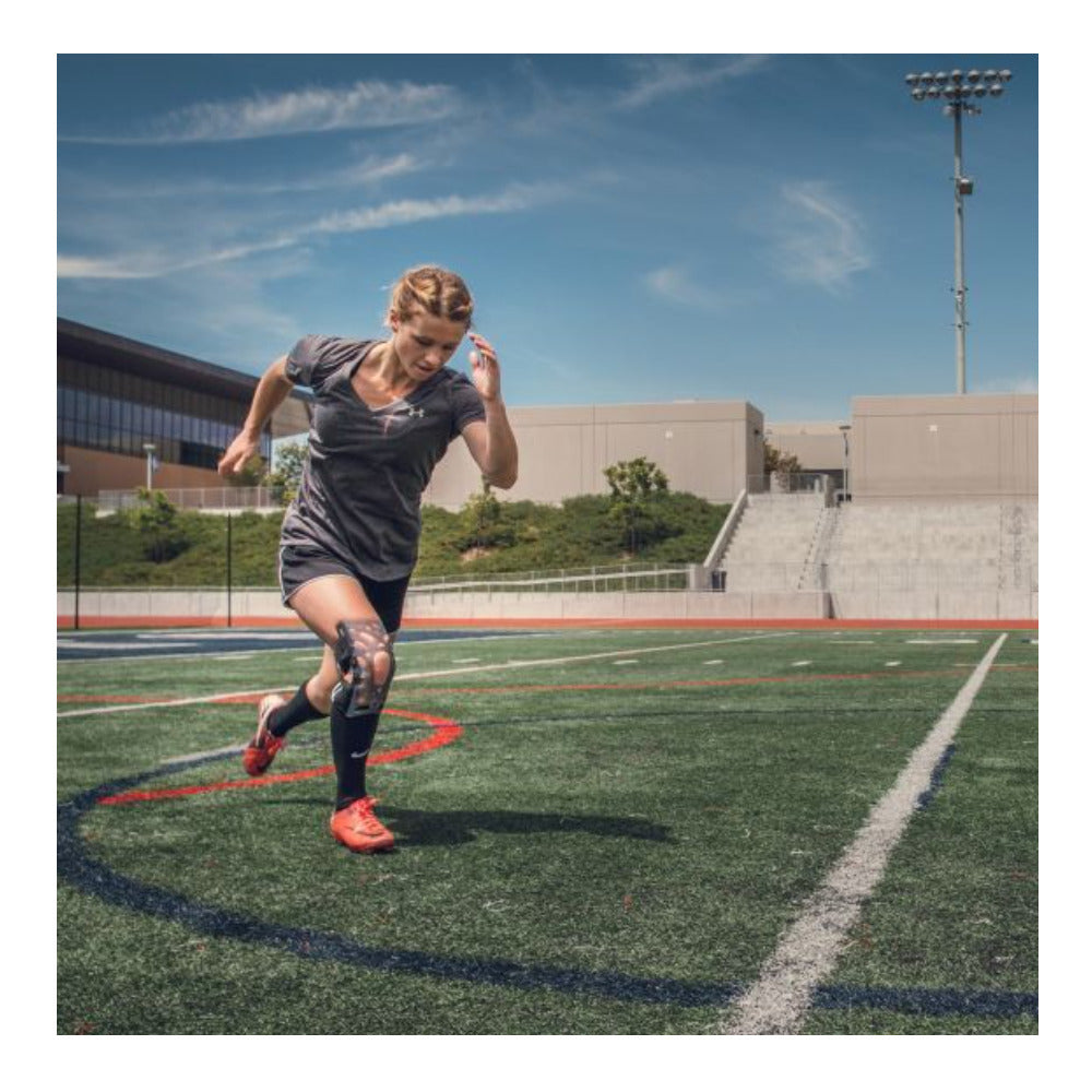 DonJoy Performance Webtech Knee Brace (Slime Green) with Dual-Axis Hinges Large