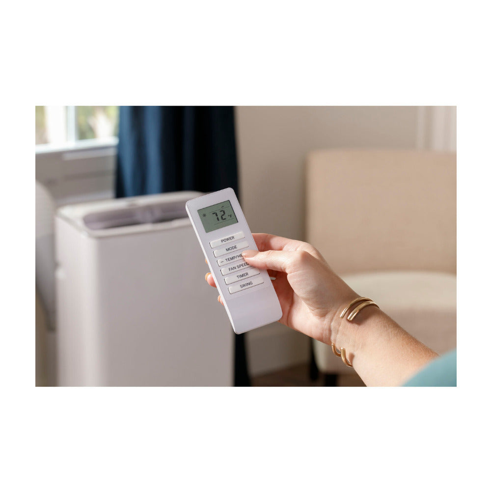 GE 3-in-1 Portable Air Conditioner and Heater 14,000 BTU (White)