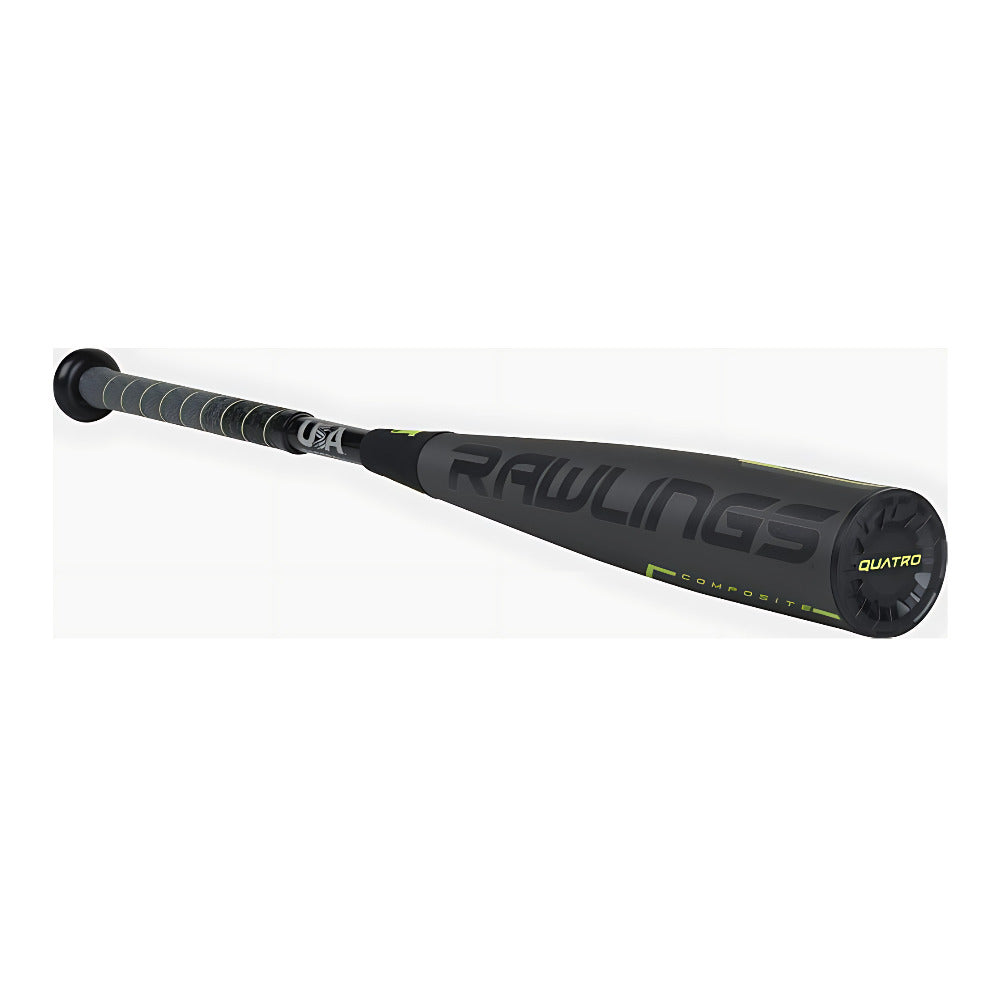 Rawlings 2019 Quatro USA 30-Inch Baseball Bat (20 oz) with 16 oz Bat Weight