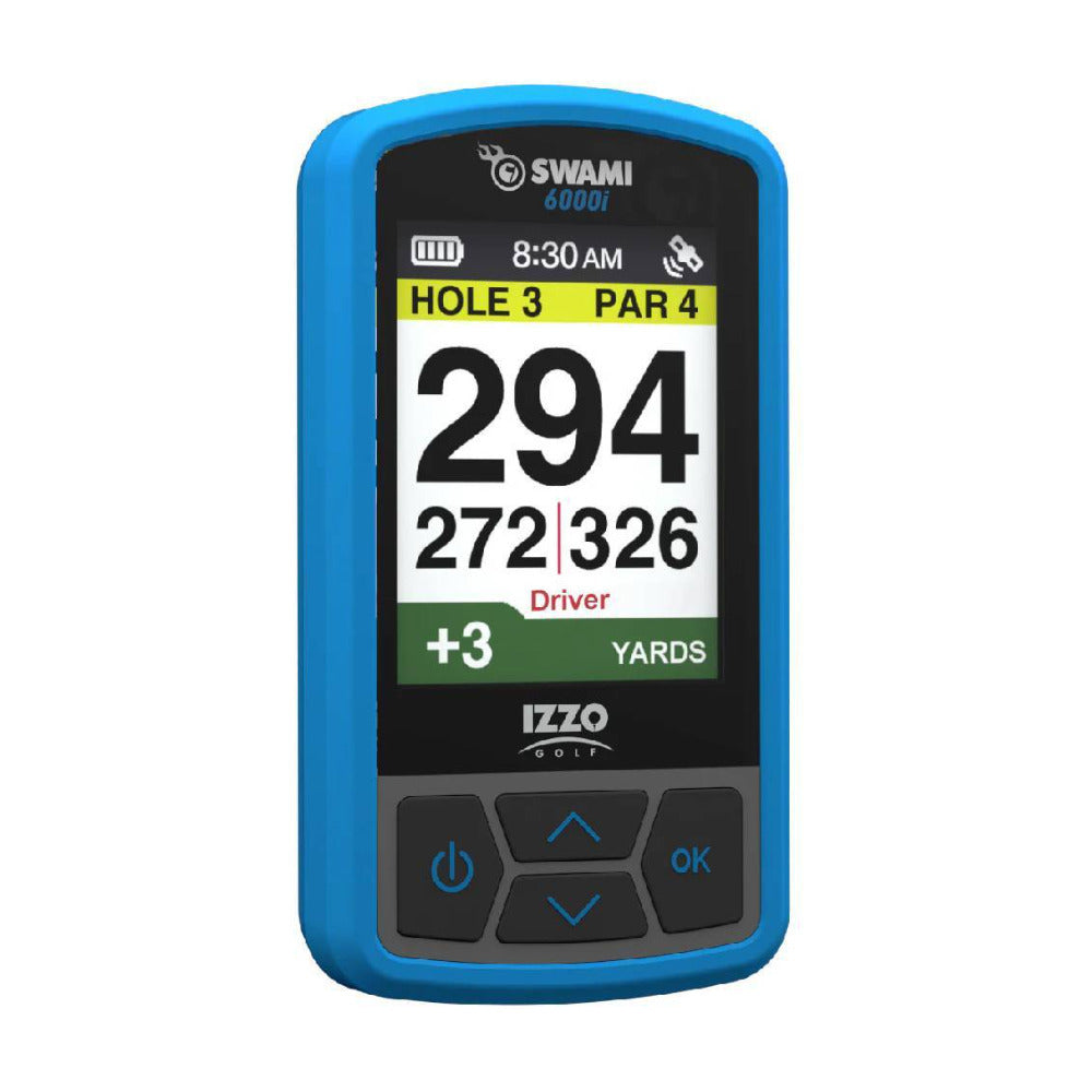 Izzo Golf Swami 6000I Handheld GPS Rangefinder (Blue)