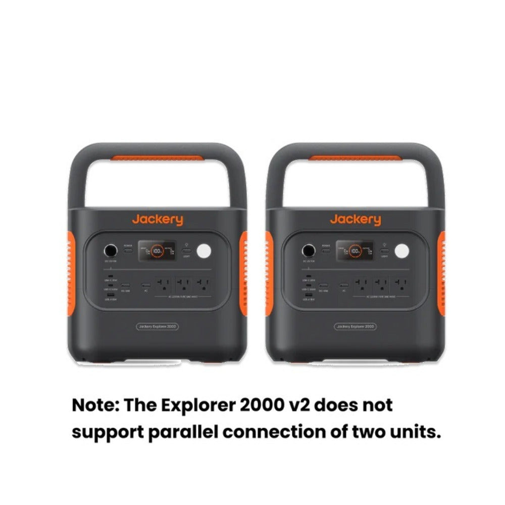 Jackery Explorer 2000 v2 Portable Power Station - 2042Wh with Smart App Control