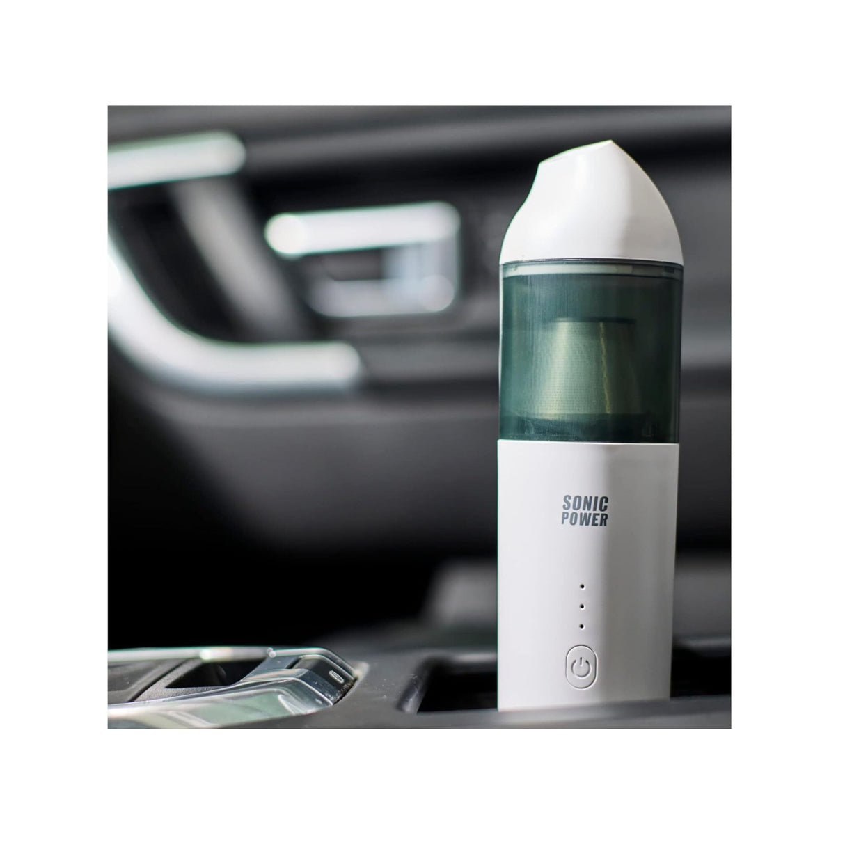 SonicPower Rechargeable Car Vacuum with 3 Mixed Use Attachments Included