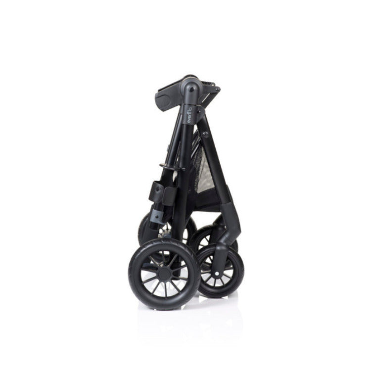 Evenflo Pivot Modular Travel System with LiteMax Infant Car Seat (Casual Gray)