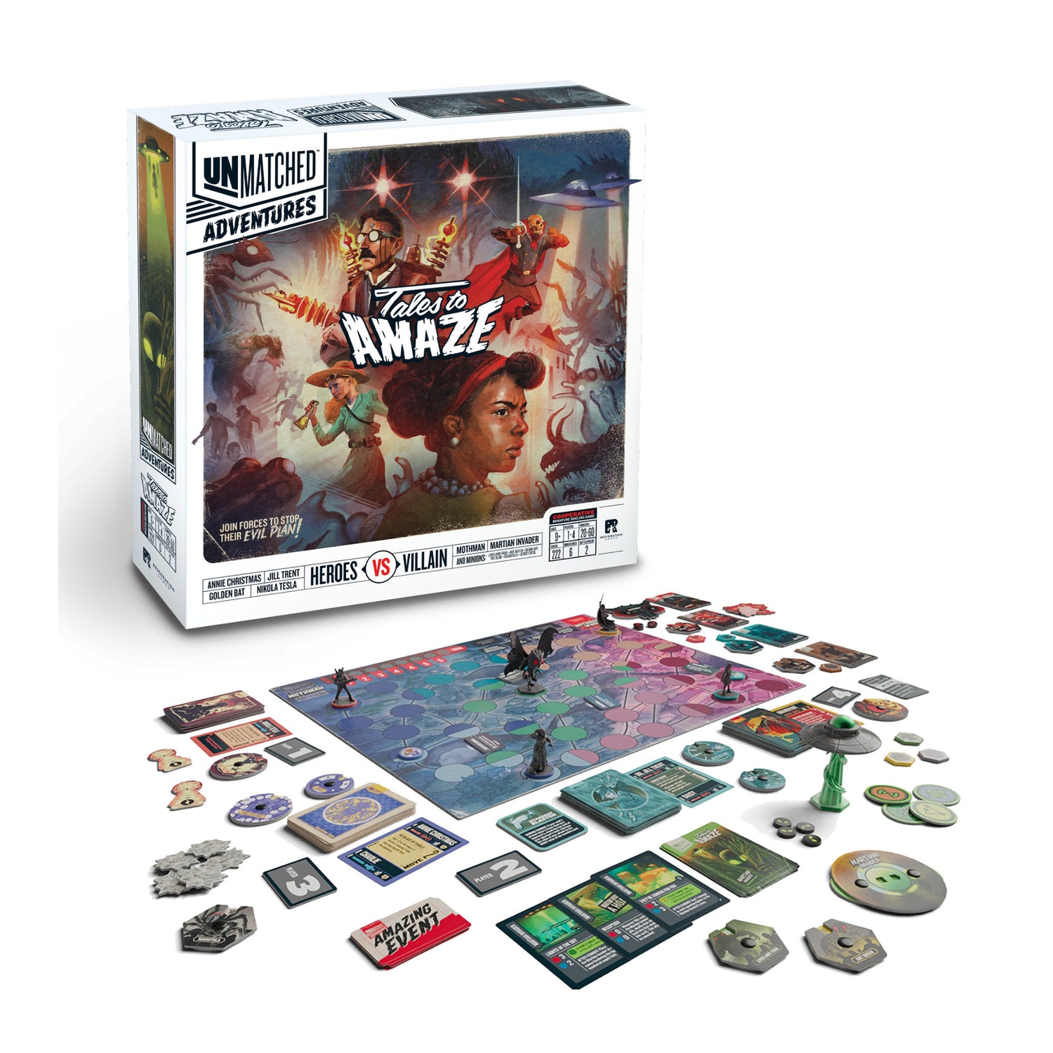 Unmatched Adventures: Tales to Amaze  Cooperative Strategy Fighting Game Bundle
