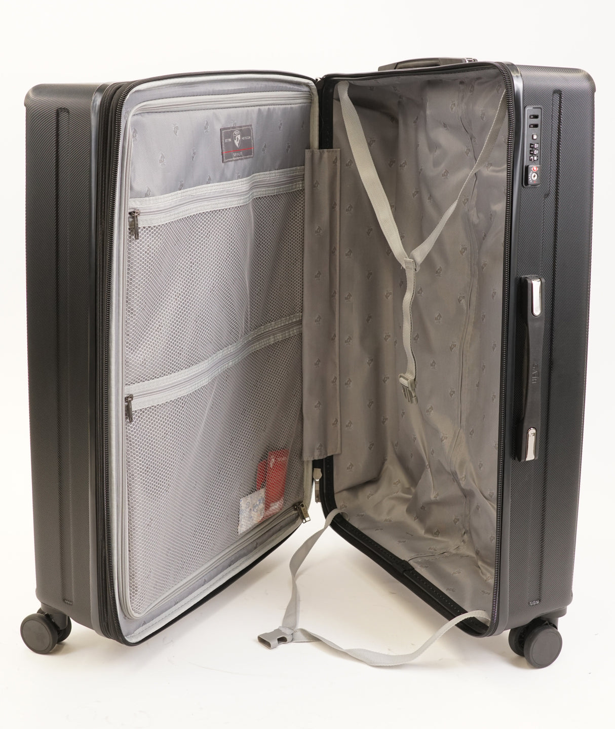 Heys SpinLite 3-Piece Lightweight Luggage Set (Black, 21, 26 and 30 Inch) (Used)