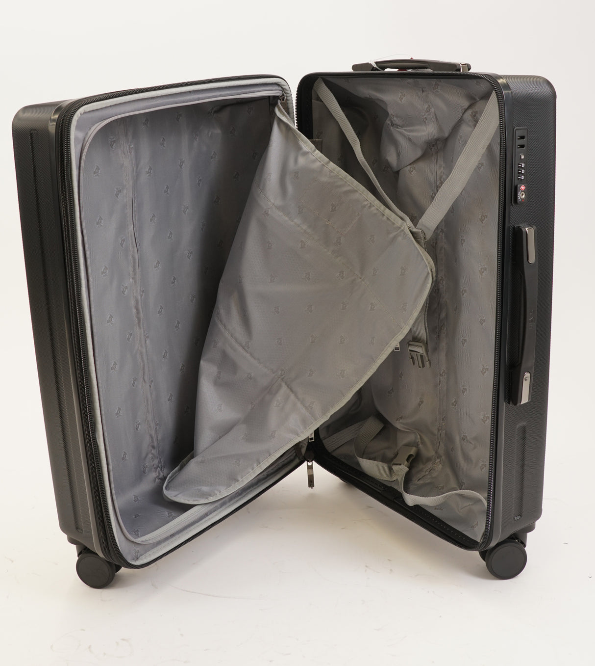 Heys SpinLite 3-Piece Lightweight Luggage Set (Black, 21, 26 and 30 Inch) (Used)