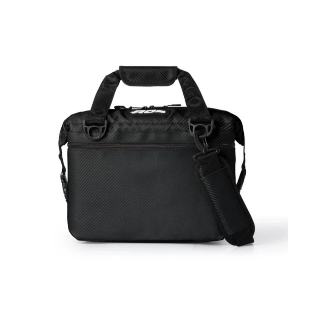 AO Coolers Carbon Series Leakproof 12 Pack Cooler (Black) for Food and Drinks