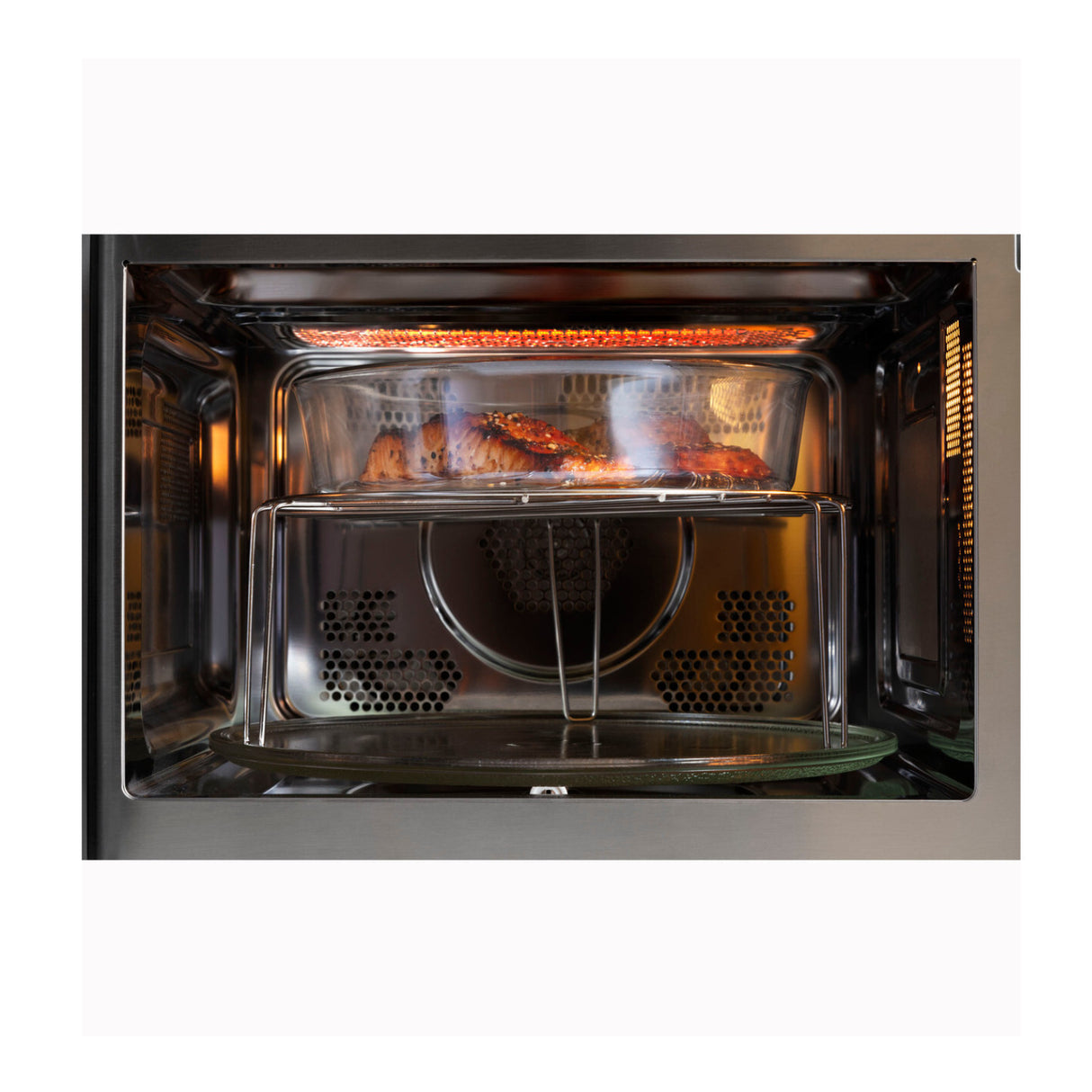 GE GCST10A1WSS 4-in-1 Microwave Oven - Air Fryer, Broiler and Convection Mode