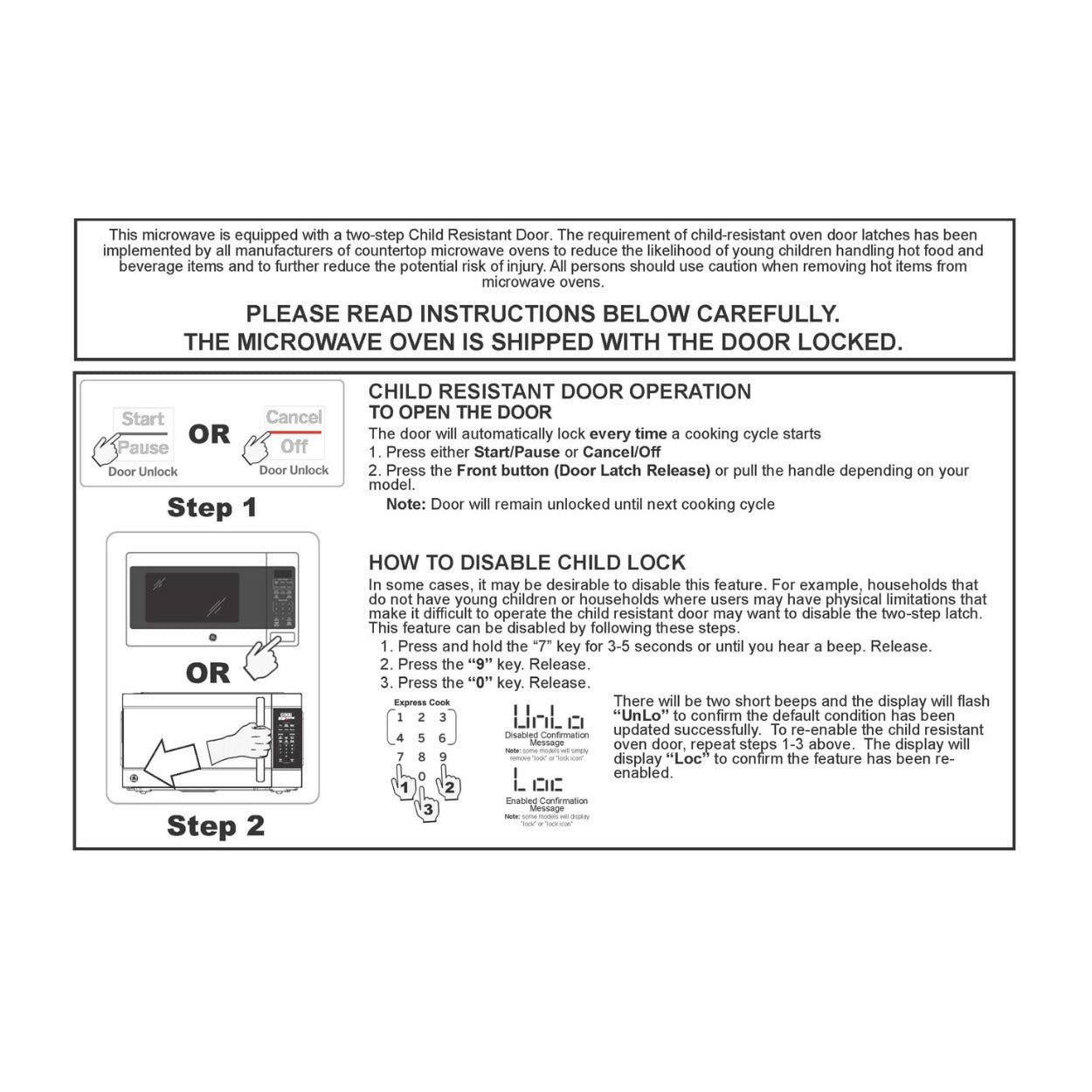 GE Appliances 0.7 Cu. Ft. Spacemaker Countertop Microwave Oven (Stainless Steel)
