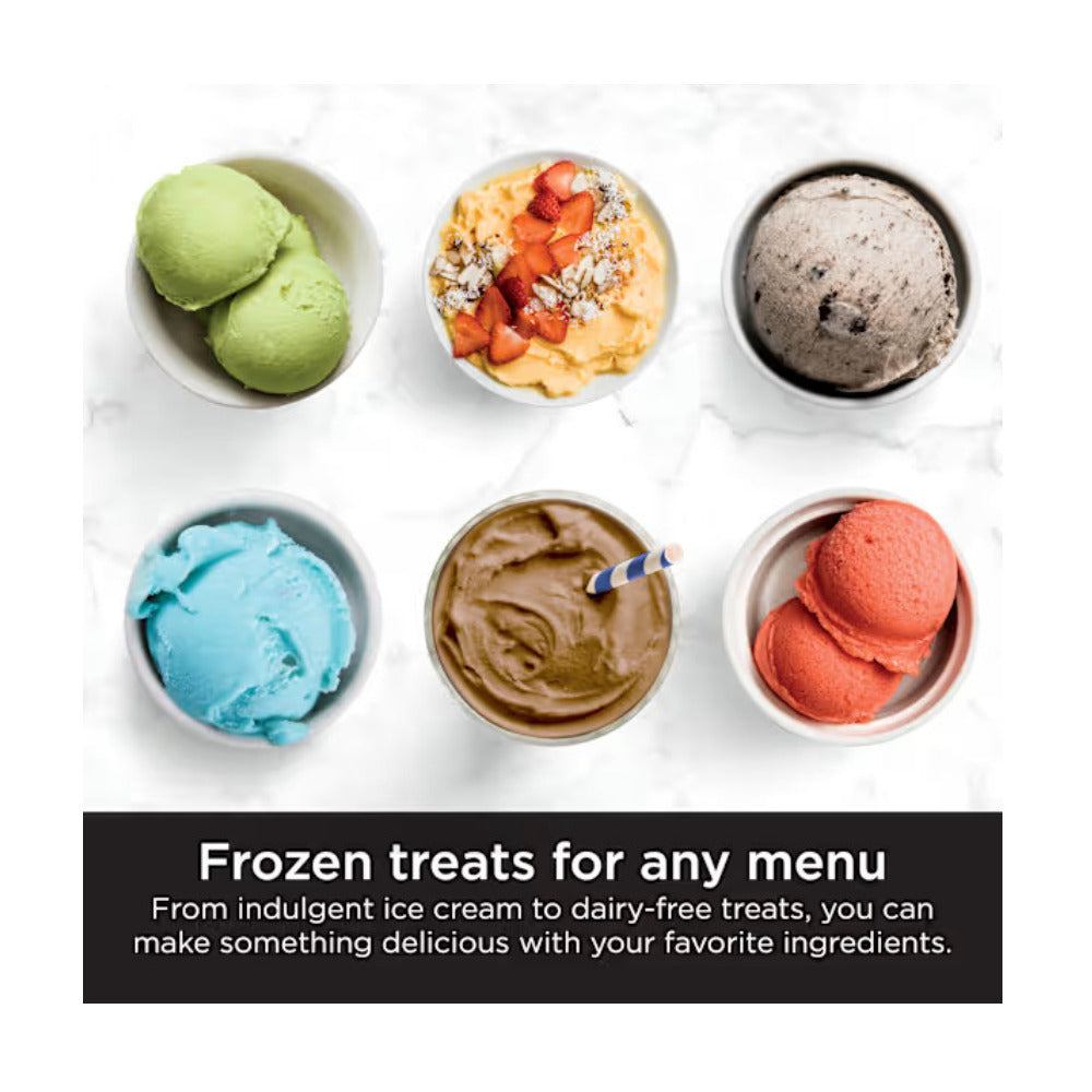 Ninja CREAMi Ice Cream Maker 7 Preset Programs (White)