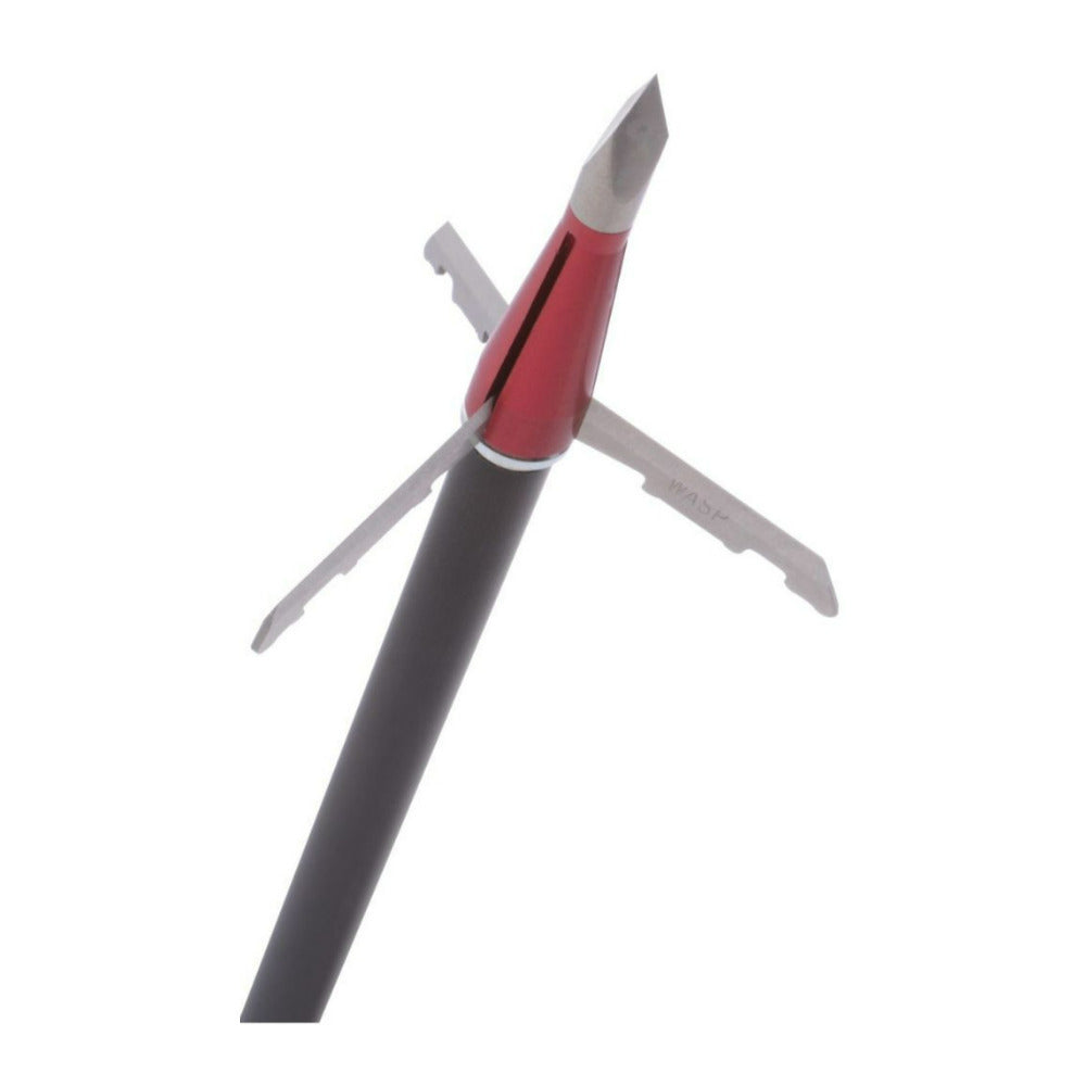 Wasp Jak-X 100-Grain Mechanical Broadhead Crossbow Arrow (6-Pack) with Case