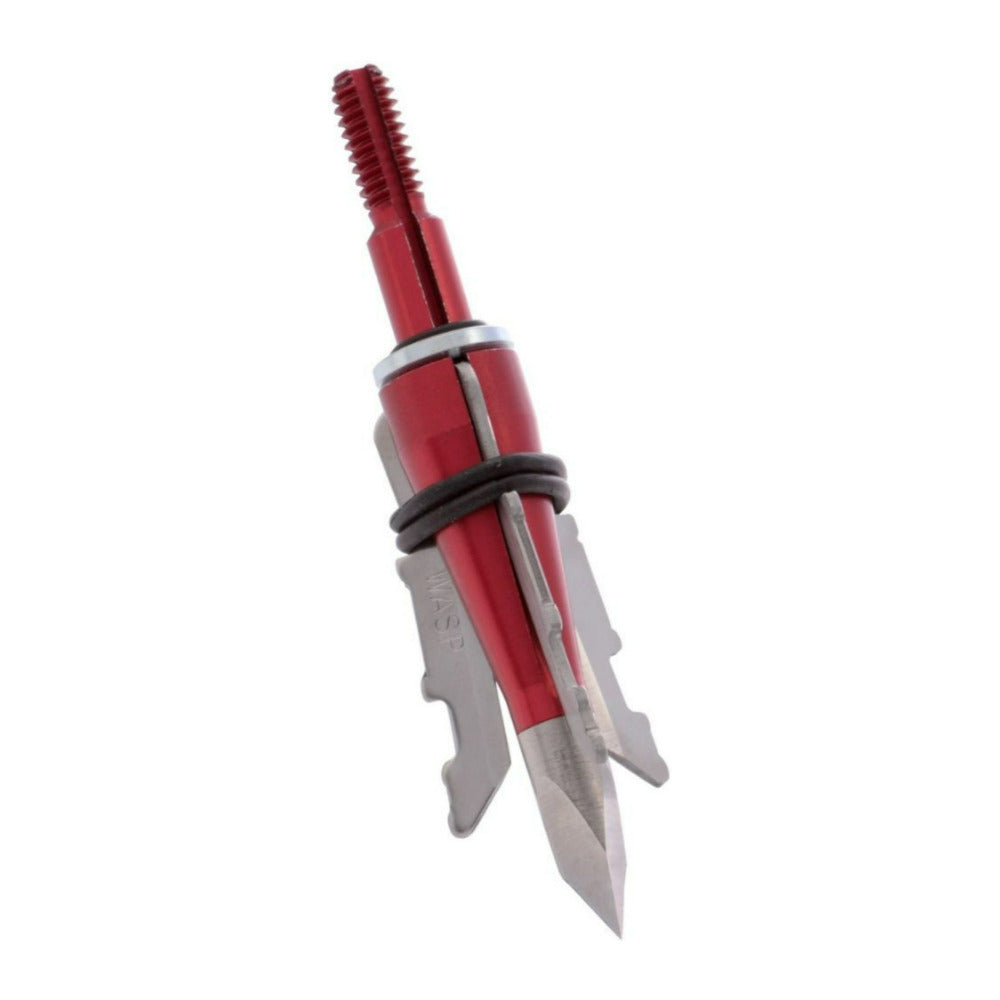 Wasp Jak-X 100-Grain Mechanical Broadhead Crossbow Arrow (6-Pack) with Case