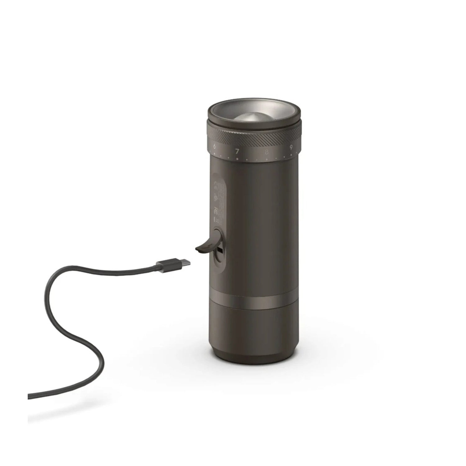 OutIn Fino Portable Electric Coffee Grinder with 28 Grind Sizes (Tundra Brown)