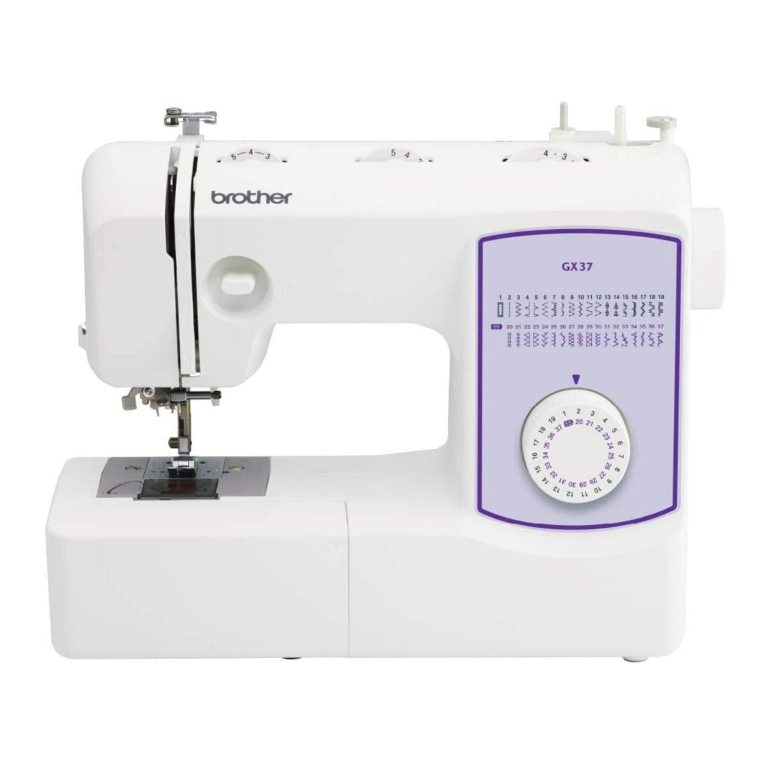 Brother GX-37 Sewing Machine and 6-Piece Sewing Thread Bundle