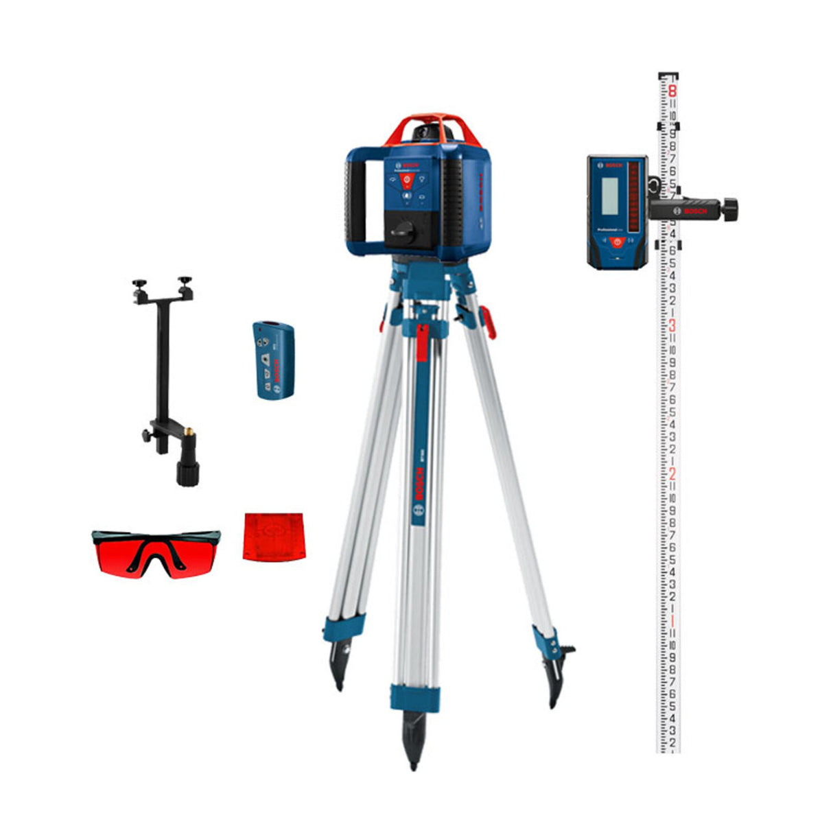 Bosch Revolve900 Self-Leveling Horizontal/Vertical Rotary Laser Kit