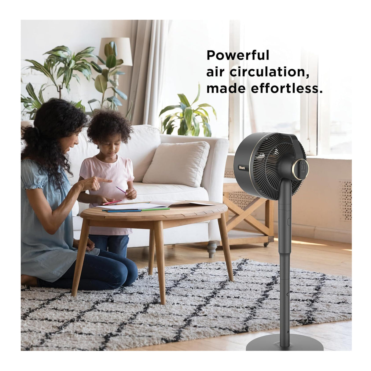 Shark FlexBreeze Portable Pedestal Tabletop - Light Grey (Certified Refurbished)
