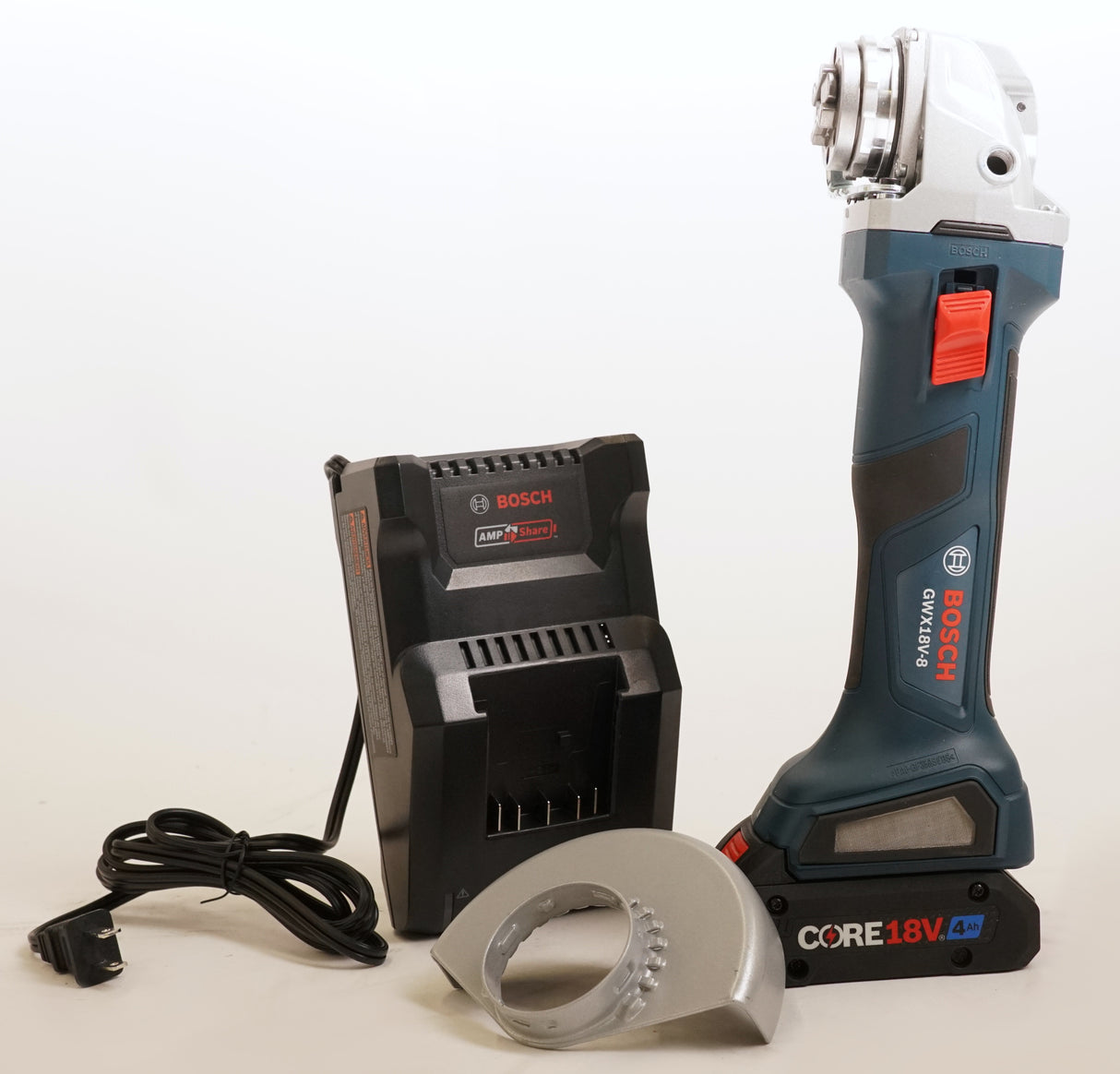 Bosch GWX18V 8B15 18V X Lock Brushless 4 1/2 Inch Angle Grinder Kit with Battery (Used)